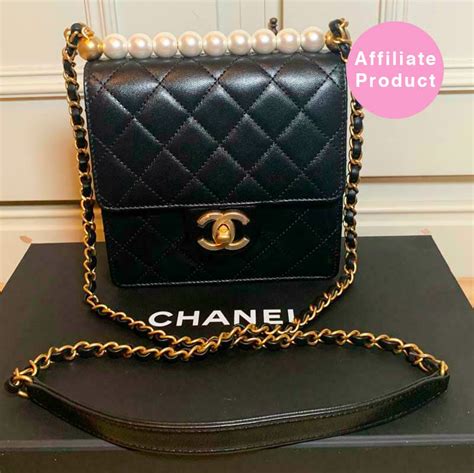 chanel pearl flap bag|chanel flap bag price 2023.